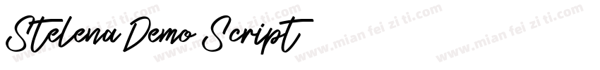 Stelena Demo Script字体转换